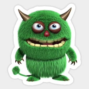 green monster Sticker